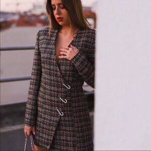 Zara structured blazer dress